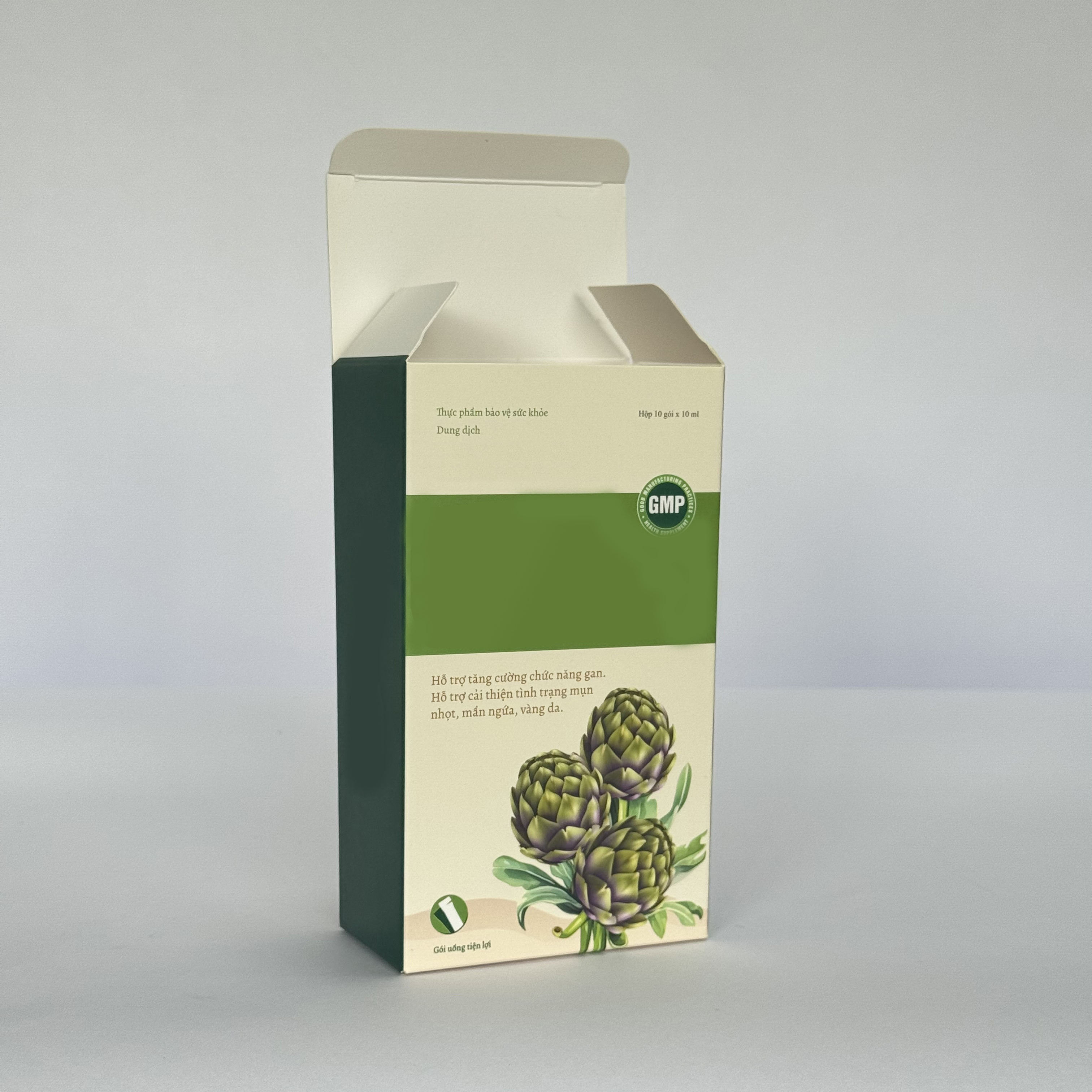 Direct Factory for Herbal Extract Liquid Folders | Custom Logo Printed Recyclable Silver Foil Paper Packaging Sachet HANOPACO