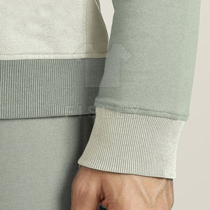 Ensemble de survêtement personnalisé pour homme, 100% coton, nouveau design, motif uni, respirant, séchage rapide, grande taille pour l'hiver - Product Image 5