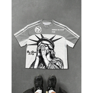 Camisetas Formales de Alta Calidad 100% Algodón para Hombre, Cuello en V, Tallas Grandes, Impresión Personalizada, Ajuste Regular, Venta al Por Mayor - Product Image 1