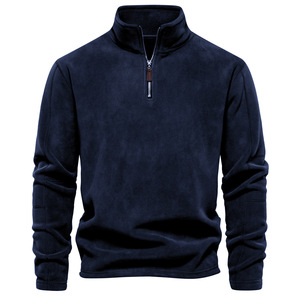 Chaqueta de lana Polar con cremallera de alta calidad 2025, Sudadera con capucha de lana Polar a la moda para hombre, Polar estampado cálido para hombre, envío DDP - Product Image 1