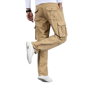Fábrica Casual algodón Cargo logotipo personalizado Color sólido suelto recto deportes al aire libre diseño alto bajo solapa al por mayor - Product Image 6