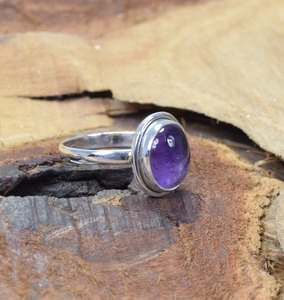 Solid 925 Sterling Silver Natural <b>Amethyst</b> Gemstone Handmade <b>Ring</b> Jewelry Sterling Silver <b>Ring</b> Jewelry 925 Stamped Jewelry - Product Image 3