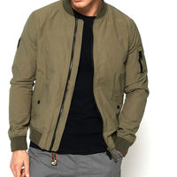 Ventes chaudes, vestes bomber en toile pour hommes, plusieurs poches, style tendance, fermeture éclair, imperméable, coupe-vent, streetwear, décontracté, extérieur