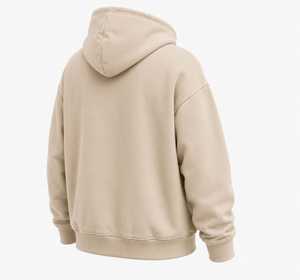 เสื้อฮู้ดดี้ปักลายหัวกะโหลกสไตล์วินเทจแบบโอเวอร์ไซส์ สีครีม - Product Image 6