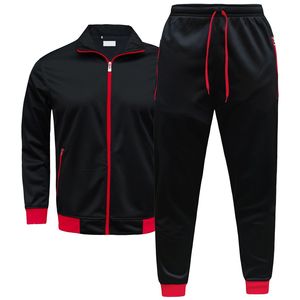 Customize Fashion Track Sets Workout Running Woven Sweat Suit Sports <b>Walk</b> <b>Men</b> Polyester Turn-down Collar Tracksuits for Hiking - Product Image 1