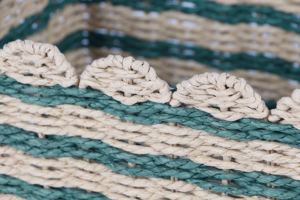 Elegante Cesta de Almacenamiento Rectangular de Pasto Marino, Decoración Natural para el Hogar en Verde - Product Image 4