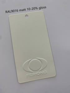 <span class=keywords><strong>RAL</strong></span> <span class=keywords><strong>9016</strong></span> 9003 Matt Polyester Pulver beschichtung farbe - Product Image 2