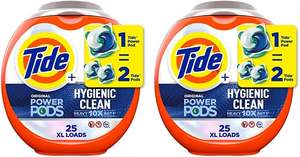 Lessive en dosettes Tide Hygienic Clean Heavy 10x Duty Power PODS, Original, 25 unités, pour le lavage visible et invisible - Product Image 6