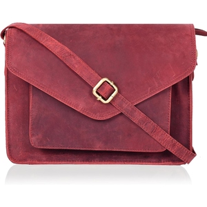 Sac à main élégant en cuir de vache véritable pour femmes, sac à bandoulière à grain de galets - Product Image 5