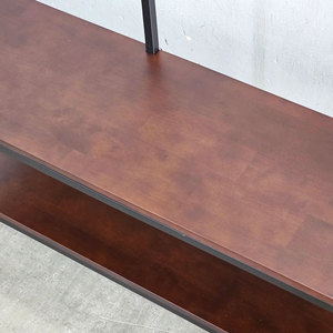 Silla para cambiar zapatos con percheros integrados, estructura de madera y hierro - Zapateros y soportes para zapatos Modelo KG68060 - Product Image 6