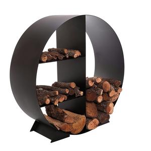 Vente chaude Métal Heavy Duty Log Holder Meilleure Qualité Rack Extérieur Intérieur Bois De Chauffage Stockage Stacker Stand - Product Image 4