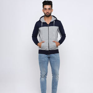 Sudaderas con capucha con cremallera para hombre de estilo térmico personalizado de algodón 100% al mejor precio hechas en Pakistán patrón sólido teñido liso-MOQ bajo para invierno - Product Image 1