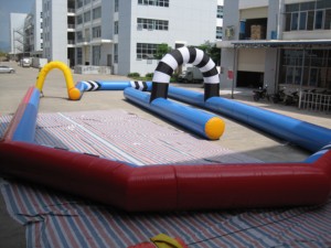 Tubes circulaires gonflables en PVC pour jeux de course de karting en plein air - Product Image 3