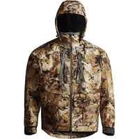 Veste de chasse en toile pour homme avec logo personnalisé, impression polyester, imperméable et coupe-vent, vêtements d'extérieur
