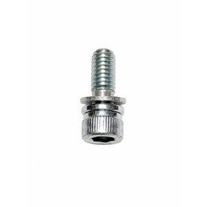 Vite Zigrinata Zincata M6x18 Daea520 Rif. 702605, Lunghezza 6mm, Filettatura M2.5 e M3.5, Finitura Ossido Nero, Lunghezza 30mm - Product Image 1