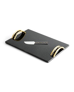 Plateau en marbre noir brillant avec finition luxueuse Parfait pour servir la pièce maîtresse de décor de vanité et l'affichage de table élégant - Product Image 4