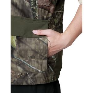 Gilet sans manches respirant pour homme, design personnalisé, softshell 300g, fermeture éclair, pour la chasse en hiver, bodywarmer durable - Product Image 5