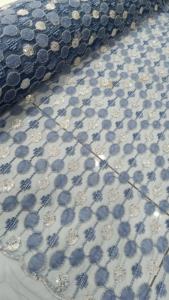 Ready to Stock New Updated Handwork Beads Imported <b>Net</b> <b>Fabric</b> for Making Women Dresses from Indian Supplier - Product Image 6