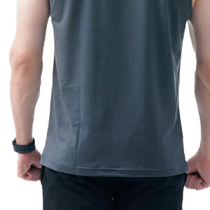 Top Trending Plus Size Men's Tank Tops Algodón Poliéster Mezcla Premium O-cuello Sin mangas Transpirable Gym Wear Chaleco en la mejor oferta - Product Image 6