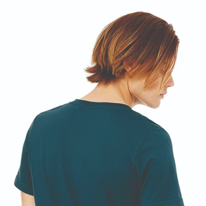 เสื้อยืดคอวีแขนสั้นสำหรับผู้ชายผ้าคอตตอน100% ล้วนขนาดพิเศษทำจากผ้าคอตตอน200กรัมสีล้วนสำหรับผู้ชาย - Product Image 6