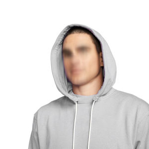 เสื้อฮู้ดดี้ผู้ชายแบบสวมหัว มีกระเป๋าซิปด้านหน้า ผลิตโดยผู้ผลิต OEM - Product Image 3