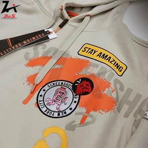 Customize Fleece Long Sleeve <b>Hoodies</b> for Men Best Quality Streetwear 3D Digital OEM Service Fashion Trending Sweatshirts - Product Image 6