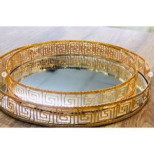 Rectangle <b>Large</b> Size Metal Food Serving <b>Tray</b> Greatest Quality Silverware Dessert <b>Tray</b> for Hotel Resorts Suppliers - Product Image 6