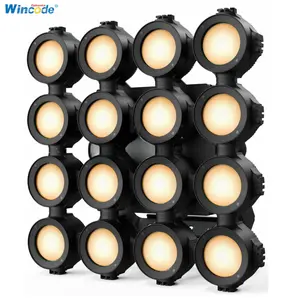 야외 IP65 DMX LED 도시 색상 16x30W RGBA RGBW 500W COB LED 스트로브 블라인더 DJ 이벤트 조명 무대 세척