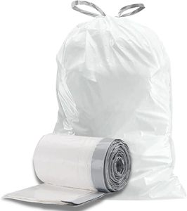 Bolsas de Basura Resistentes con Cordón, Compatibles con el Código H de Plasticplace, de 8-9 Galones (30-35 Litros), 18.5 x 28 Pulgadas, Paquete de 100 - Product Image 5
