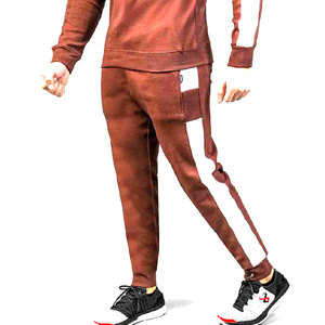 Nouvelle mode, survêtement pour homme de haute qualité, 100% coton, style décontracté, logo personnalisé imprimé, motif uni, option de survêtement vierge - Product Image 4