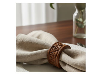 Servilletas de Mesa Cuadradas de Lino 100% Puro de Lujo, 20''x20'', Ecológicas para Bodas y Uso Doméstico - Product Image 5