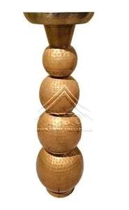 Grand bougeoir traditionnel forgé par forgeron avec un savoir-faire en fer de première qualité pour des intérieurs de maison confortables, chaleureux et anciens - Product Image 5