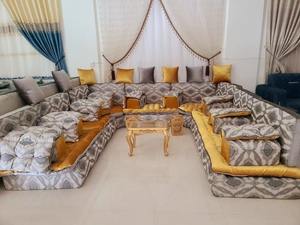 Sofá estilo Majlis árabe, diseño clásico, elegante conjunto para sala de estar, asientos de esquina de lujo, diseño que ahorra espacio - Product Image 5