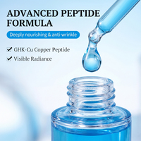 Sérum Peptidique GHK-Cu Snap8 Anti-rides Lissant Hydratant Réparateur pour le Visage, Liquide Essentiel, Marque Privée avec Logo Personnalisé