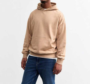 2025 calidad suave con capucha suelta polar 345G sudadera de gran tamaño para hombre logotipo personalizado sudaderas con capucha digitales - Product Image 5