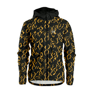 Veste coupe-vent décontractée unisexe à capuche, logo personnalisé, haute qualité, 100% nylon enduit, imperméable, respirante, fermeture éclair - Product Image 4