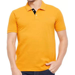 Polo de tela cómoda de calidad 100% de ajuste clásico a la moda personalizada, Polo de diseño único para hombre en polo de Color sólido - Product Image 1