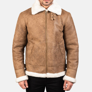 Chaqueta de cuero de piel de vaca de alta calidad Unisex 2025, diseño de cuello levantado personalizado para hombre, opciones de Color para invierno, transpirable, de secado rápido - Product Image 1