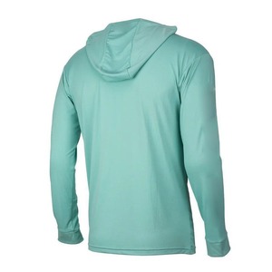 Sweat à capuche de performance pour homme, respirant, anti-humidité, antibactérien, imperméable, UPF 50+, séchage rapide, bambou, élasthanne, avec trou pour le pouce - Product Image 3