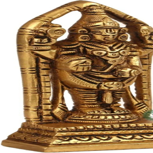 8 \ "Tirupati Balaji Acabado de metal fino Hecho a mano Ídolo Decorativo Showpiece para boda Hogar Oficina Regalo - Product Image 5