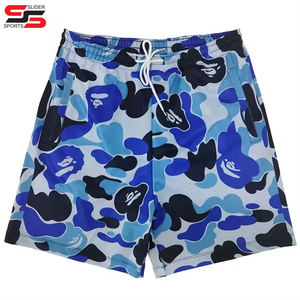 Vente en gros de shorts de baseball athlétiques personnalisés pas chers en jersey maille respirant pour hommes - Product Image 1