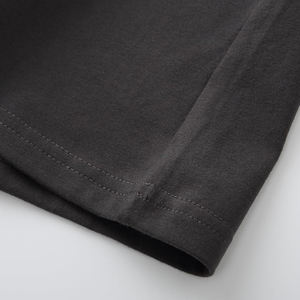 เสื้อยืด100% แขนสั้นผ้าฝ้ายระบายอากาศไซส์ใหญ่เสื้อยืดสำหรับผู้ชายเสื้อยืดสีดำออกแบบได้ตามที่ต้องการ - Product Image 2