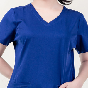 Vente en gros Chemise de gommage anti-rides pour hôpital Bon uniforme en toile extensible pour hommes et femmes FMF VN Fabricant vérifié - Product Image 6