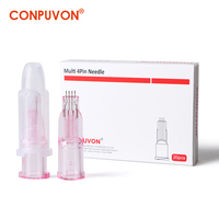 Aiguille de rehaussement des lèvres CONPUVON 30G 1,5 mm en acier inoxydable et plastique, écologique, étanche, jetable, sûre pour usage domestique ou en salon