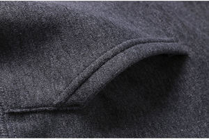 Sudadera con Capucha de Forro Polar de Algodón para Hombre, Diseño Nuevo, Invierno, con Bolsillo Tipo Canguro, Capucha con Cordón Ajustable, Transpirable, de Secado Rápido, Ropa Casual - Product Image 4