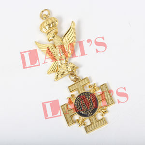 Cruz Roja de alta calidad de Constantino Grandes Oficiales Collarette Jewel Masonic Regalia Jewel para uniforme - Product Image 5