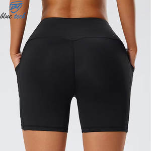 Shorts Deportivos Personalizados para Mujer, Ropa Deportiva Elástica, Shorts de Fitness para Mujer, Tela de Secado Rápido, Servicio OEM - Product Image 4