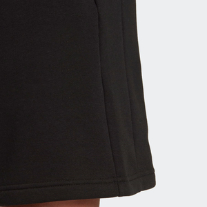 Short de sport noir coupe régulière cordon de serrage à la taille élastique 70% coton 30% jet en polaire de polyester recyclé - Product Image 6