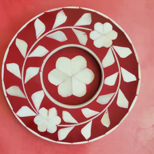 Juego de luces de té con incrustaciones de hueso hexagonal moderno-Exhibición de velas de mesa contemporánea hormigón, único - Product Image 2