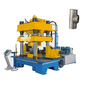 Máquina de expansão de tubo T de aço inoxidável de alta pressão de água hidráulica automática